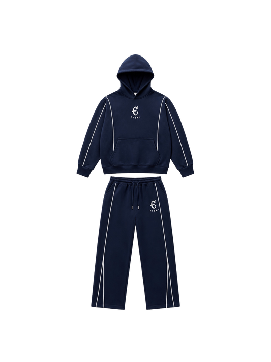 NAVY REFLECTIVE TRACKSUIT