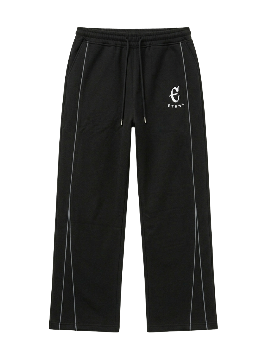 Calça Moletom Pesado de Algodão Preto