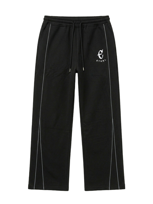 BLACK REFLECTIVE SWEATS